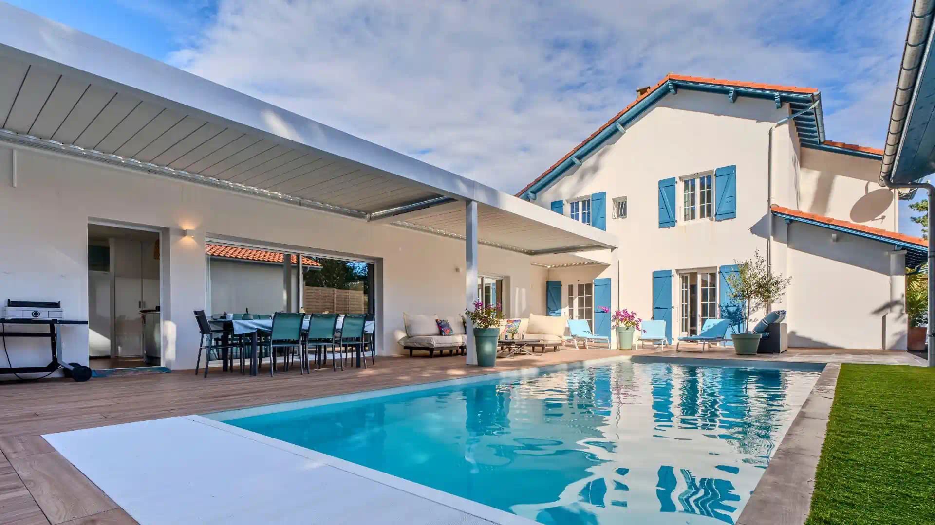 Villa avec piscine gérée par Atlantic Selection - Gestion locative Airbnb Sud des Landes