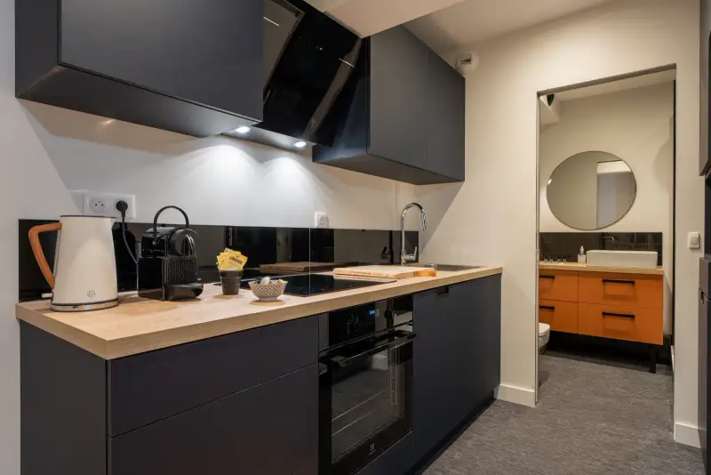 Cuisine moderne – exemple appartement à Hossegor